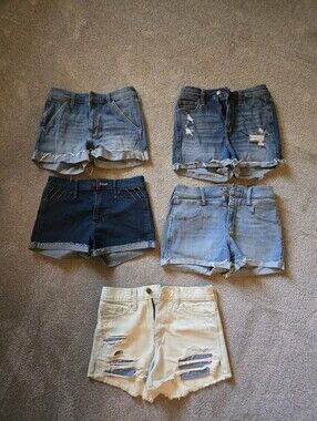 Hollister High Rise Jean Shorts